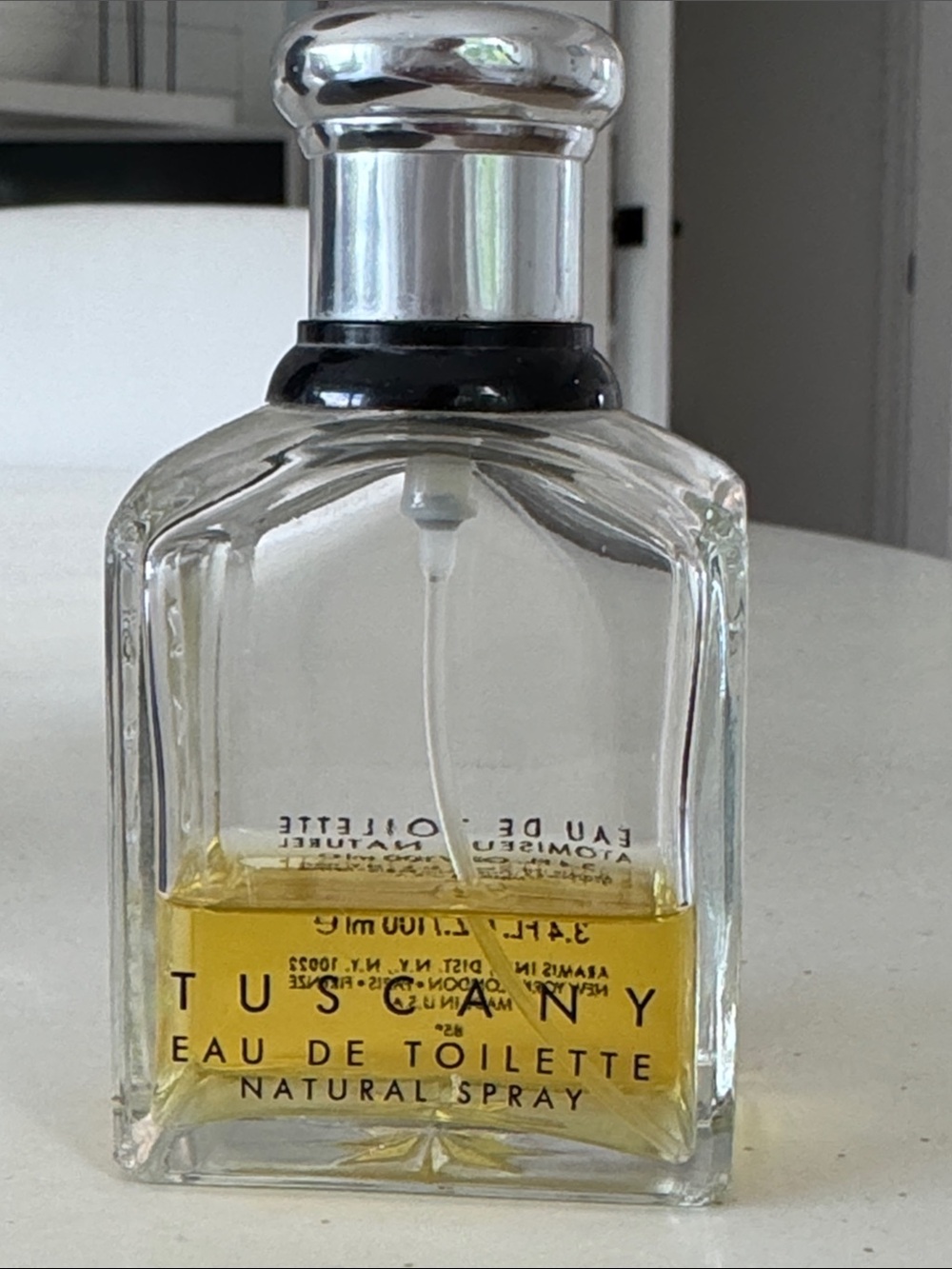 Aramis TUSCANY PER UOMO EDT Vintage cologne Spray for Men 3.4 fl oz - 40% Full
